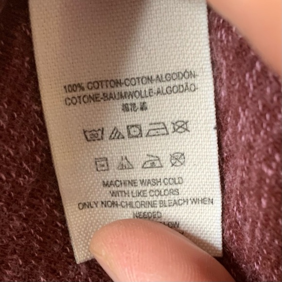 FREE PEOPLE BEACH COCOON PULLOVER SWEATER. TWO TONED PINK. COWL NECK - Picture 7 of 7